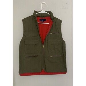 Vintage Women’s Polo Ralph Lauren Cargo Utility Vest Tactical Size 8